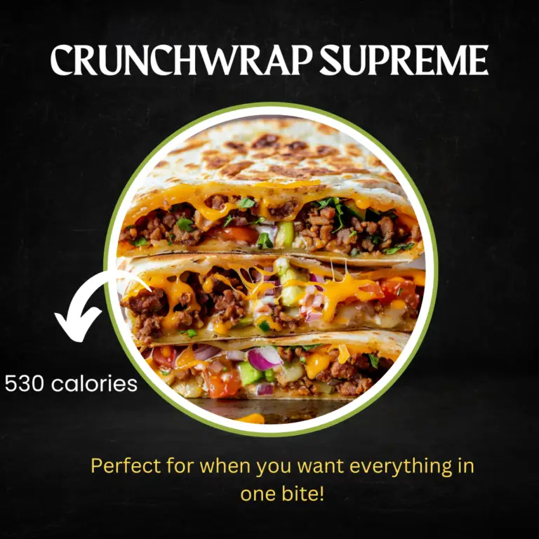 Crunchwrap Supreme Calories Tacos