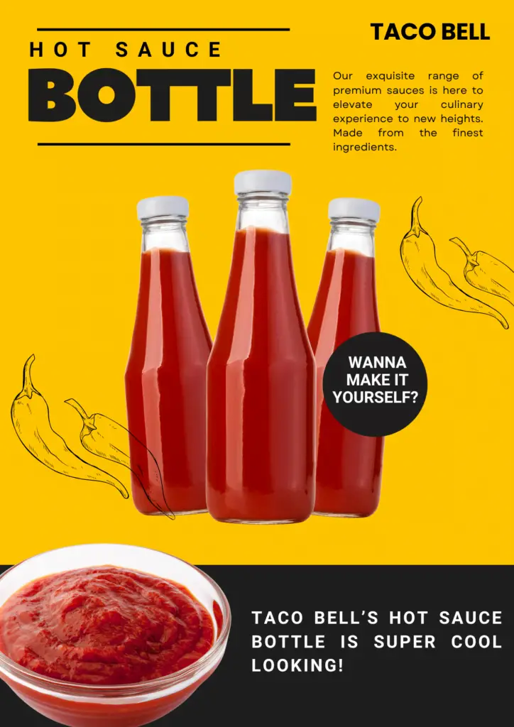 Taco Bell Hot Sauce Menu