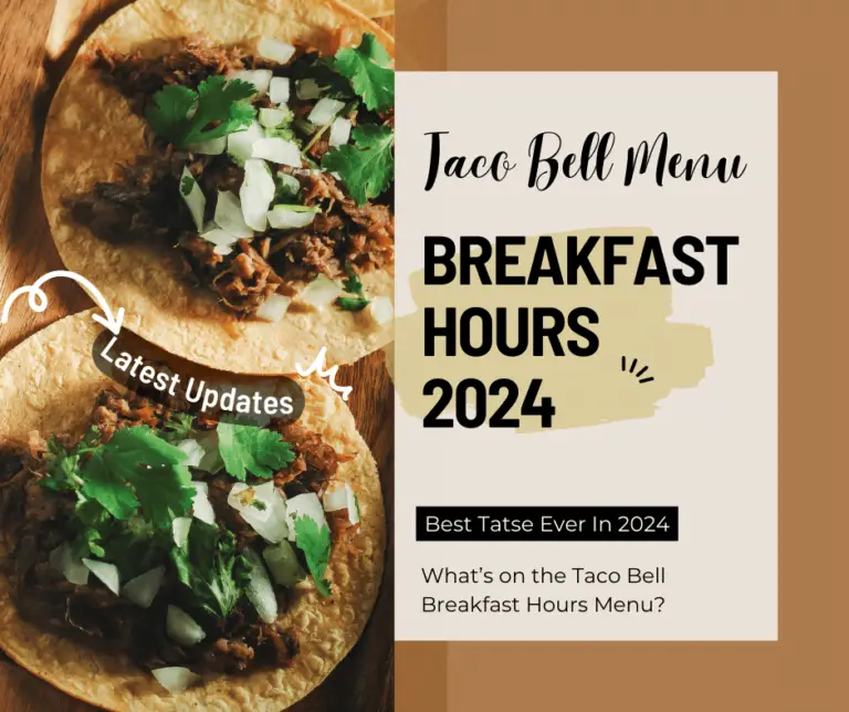 Taco Bell Breakfast Hours 2