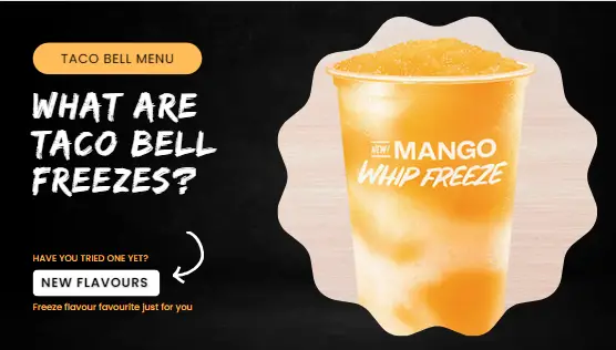 Taco Bell Freeze Flavours