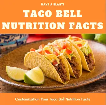 Taco Bell Nutrition Facts 1